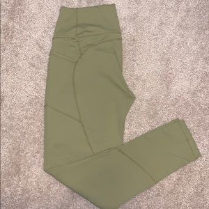TYC Olive Green Heart Booty Leggings